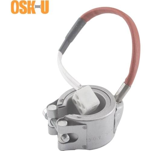 Electric Heating Element with Aluminium Plate 230V 50mm Inner Diameter 50x30/50x40/50x50mm Height Ceramic Band Heater 300W/400W