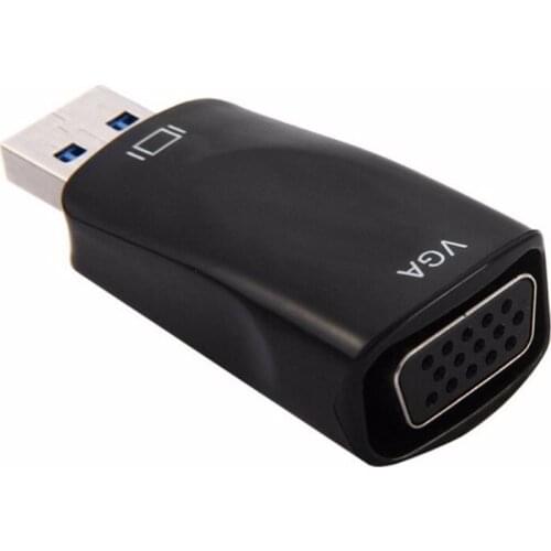 50pcs/lot* USB3.0 USB 3.0 to VGA Multi-display Graphic Converter Adapter 1920x1080 HD Win7/8 Supports Multi Display 1080p