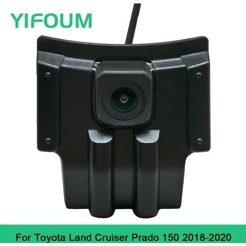HD CCD Car Front View Parking Night Vision Positive Waterproof Logo Camera For Toyota Land Cruiser Prado 150 LC150 2018 2019-20