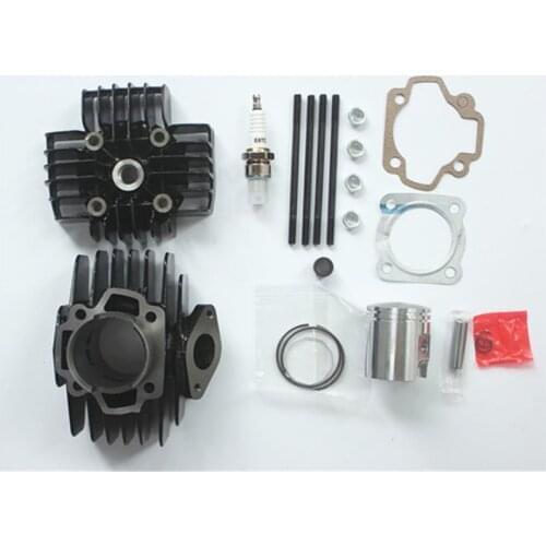 Cylinder Head Piston Ring Gasket Spark Plug Kit For Yamaha Pw50 Pw 50 44mm Big Bore Pw60 60cc Qt60 Dirt Moto Bike Motocross