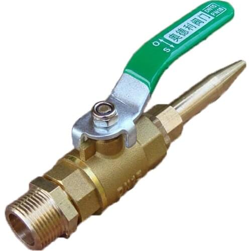 Brass M22 Outer Wire 3mm Outlet Cleaning Water Gun Nozzle Water Pipe Interface of High Pressure Car Washer