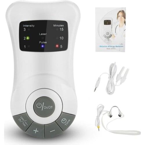 CR-912 Allergy Reliever Laser Rhinitis Therapy Treatment Massager Machine Nose Reliever Health Monitor Tool Full English manual
