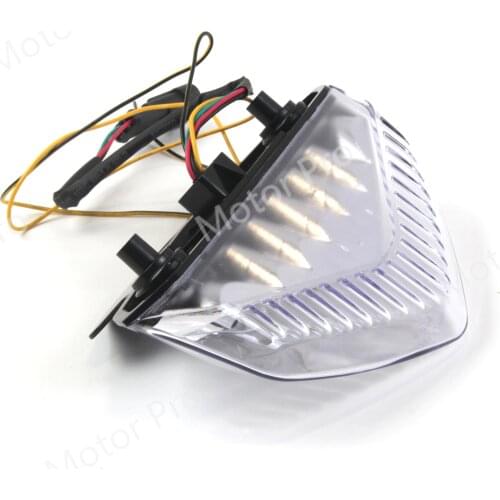Motorcycle LED Turn Signals Brake Tail Light For Ducati Hypermotard 2009 2010 2011 2012 2013 2014 Tailight Smoke Clear