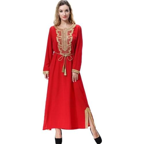 Islamic dresses vestido largo moroccan galabiyat sukienki robe femme musulmane dubai dress livraison gratuite maroc arabe kaftan
