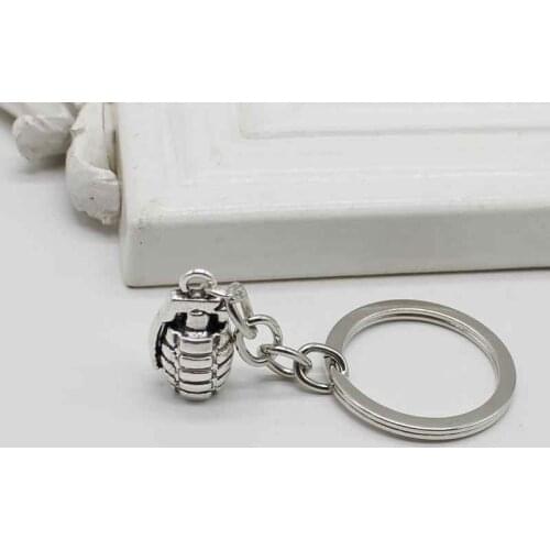 New Charm Silver Plated 3D Military Bullet Keychain Pendant Fashion Personality Jewelry