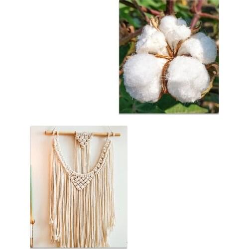 Handmade Woven Macrame Boho Tapestry Wall Hanging Bedroom Ornament Craft