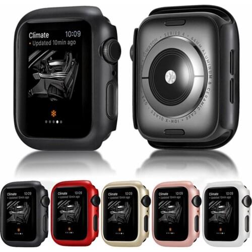 5 Packs Hard PC Protective Case for Apple Watch Series 6/5/4/SE Thin Shockproof Cover Oiled Bumper Shell for iWatch 44MM 40MM