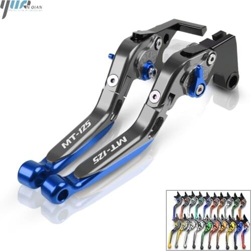 Motorcycle CNC Adjustable Foldable Extendable Brake Clutch Levers FOR YAMAHA MT-125 MT 125 MT125 2014-2018 Motorbike Levers