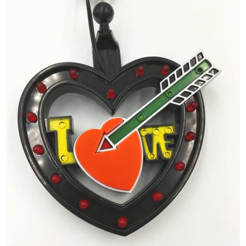 Heart Lamp DJ RGB Colorful Music LED Lights Flash Waterproof For Outdoor Garden Christmas Party Valentine Wedding Decoration