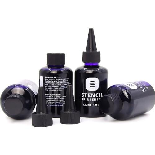 2 Bottles Tattoo Stencil Printer Ink 4oz for Epson Printer Inkjet Stencil Tattoo Transfer