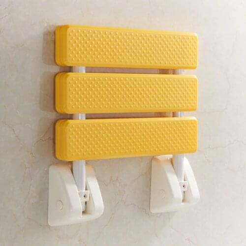 Bathroom Shower Stool Shower Folding Stool Seat Bathroom Non-slip Bathroom Wall Chair Change Shoes Wall Chair