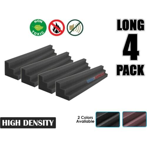 Arrowzoom 4.7 x 4.7 x 18.8 inches (12 x 12 x 48 cm) Corner Wedge Bass Trap Studio Sound Absorbing Acoustic Wall Foam KK1162