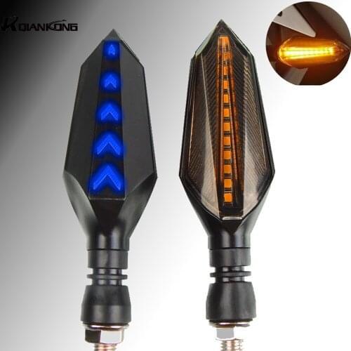 Universal Motorcycle 12 LED Turn Signal Lights Blinker Front Rear Lights for Cruiser Honda Kawasaki BMW Yamaha Aprilia KTM BMW