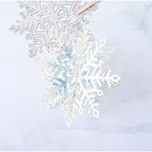 YaMinSanNiO Christmas Snowflake Winter Series Metal Cutting Dies Scrapbooking Photo Card Make Diy Crafts Dies Cut Template New