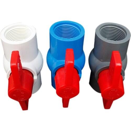 1pcs pvc pipe valve joint hydraulic pipe ball tubular water agricultural irrigation garden connectors arma