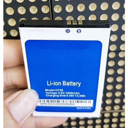 100% Original 3500mAh HOMTOM HT20 Battery Large Capacity Backup Batteries Replacement For HOMTOM HT20 Pro Smart Phone