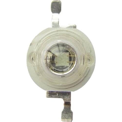 100pcs 3W 45mil Chip Royal Blue 445nm~460nm LED bead diodes plant grow light lamp parts