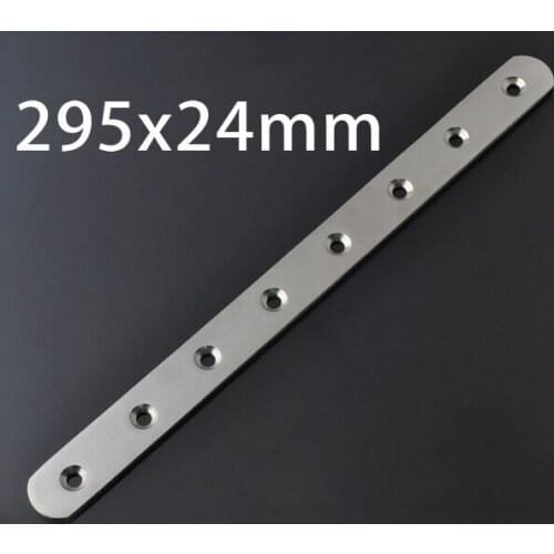 2 Pieces 295x24mm Stainless Steel Angle Plate Corner Bracket Thinckness 4mm