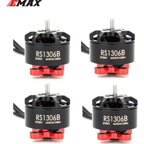 4pcs EMAX 1306 RS1306 Version 2 RS1306B 2700KV/4000KV Brushless Motor 3-4S for RC MultiRotor Fpv Racing Drone Spare Part
