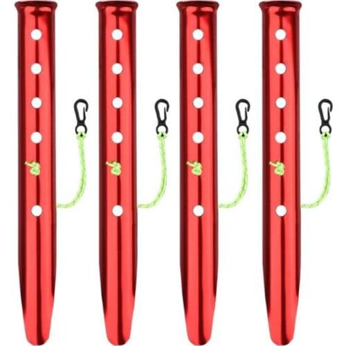 4PCS Tent Nail 23cm/30cm "U" Shape Aluminium Alloy Stake Camping Equipment Outdoor Tool Beach Mud Tent Peg