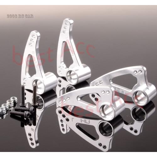 #5358 4Pc/Set Alloy Front Rear Multi-Mount Long Travel Rocker Arms for RC Car Traxxas 1/10 Revo 3.3 E-Revo 2.0 Slayer Pro Summit