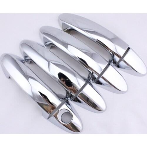 ABS Chrome trim Door Handle Covers for Ford focus 2 MK2 2005-2011 2012 2013 focus 3 MK3 2012-2015 silver car styling