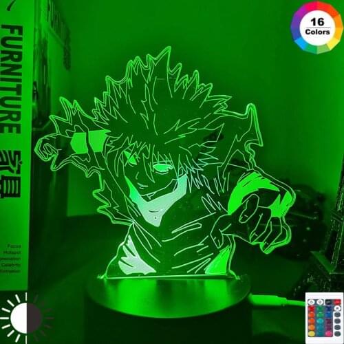 Anime Hunter X Hunter 3D Night Light Killua Figure LED Nightlight for Children Kids Bedroom Bedside Lamp 3d Table Light Toys