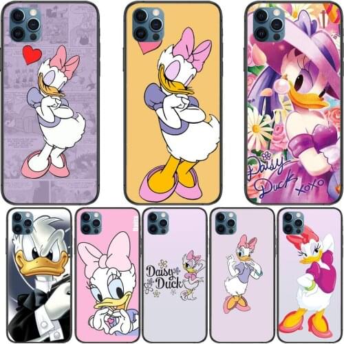 Daisy Duck Pink Anime Phone Cases cover For iphone 11 Pro Max case 12 8 7 6 S XR PLUS X XS SE 2020 mini mobile cell shell funda