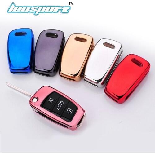 Car Key cover For Audi A1 A2 A3 Q2 Q3 S3 Key Protection Cover Case shell Car Styling Soft TPU
