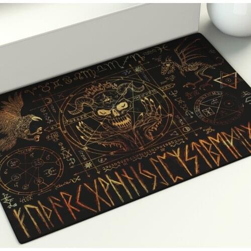 Black Modern Geometry Floor Mat 12 Constellations Home Area Rugs Bedroom Livingroom Decoration Bathroom Printed Doormat Carpets