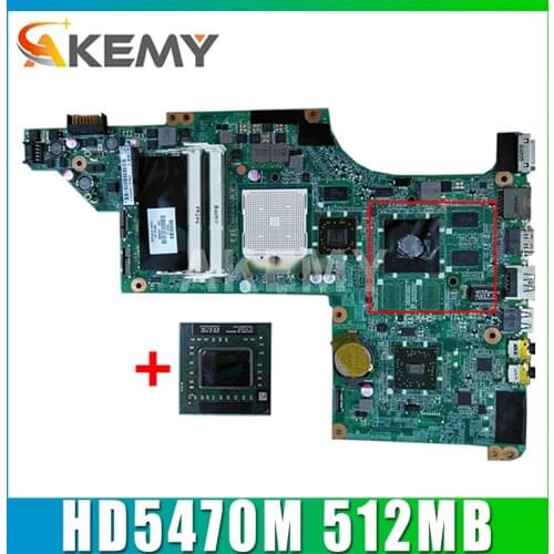 For HP Pavilion DV7 DV7-4000 DV7T Series Laptop Motherboard DA0LX8MB6D1 630833-001 615686-001 HD 5470M 512MB Free cpu