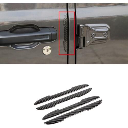 For Jeep Wrangler TJ JK JL Gladiator JT 1997-2019 2020 2021 Accessory Car Door Edge Guard Strip Scratch Protector Anti-Collision