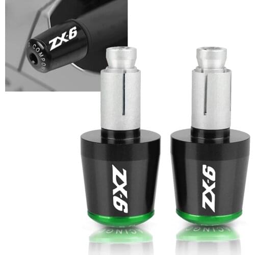 For Kawasaki Ninja ZX-6R ZX600 1998-2011 ZX6R ZX 6R ZX-6 600 1999 7/8" Motorcycle Accessories Handlebars Bar Ends Grips Slider