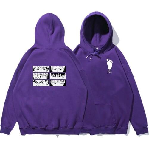 Japanese Anime Oya Oya Oya Haikyuu Hooded Men 2021 Spring Karasuno Streetwear Fly High Graphic Hoody Kuroo Cartoon Male Hoodie