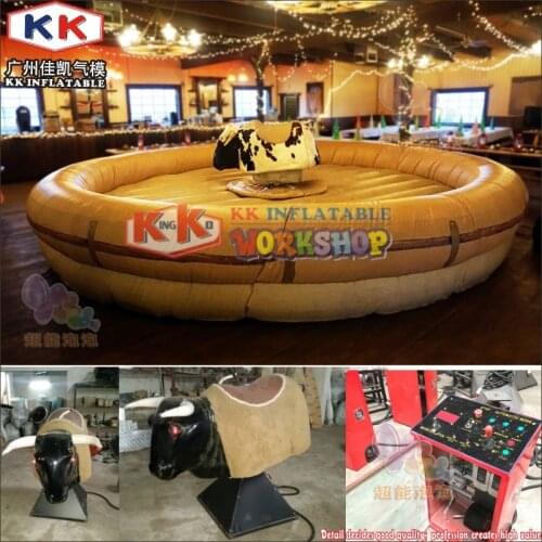 France Outdoor Sport Games Adults inflatable Mechanical Rodeo Bull For Sale