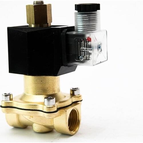 1/4" 1/2" 3/4" 1" 2" Normally Open Brass Electric Water Valve 220VAC 24VDC 12VDC 24VAC 110VAC Normally Open Solenoid Valve