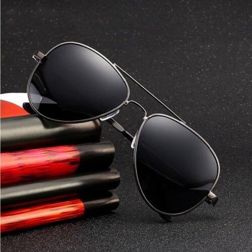 Men Driver Goggles Vintage Aluminum Polarized Sunglasses Classic Brand Sun Glasses Coating Lens Driving Eyewear for Men/Women
