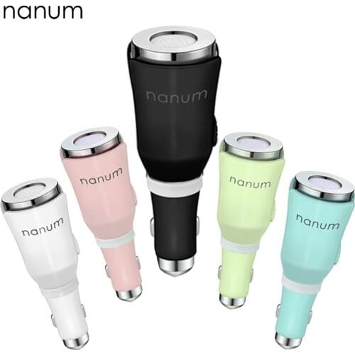 Nanum Air Freshener Tulip Car Aroma Mini USB Aromatherapy Essential Oil Diffuser Mist Maker Fogger