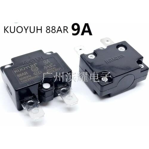 4Pcs Taiwan KUOYUH 88AR-9A Overcurrent Protector Overload Switch Automatic Reset