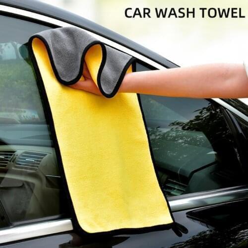 Premium Microfiber Car Detailing Super AbsorbentTowel Ultra Soft Edgeless Car Washing Drying Towel 30X30CM Dropshipping