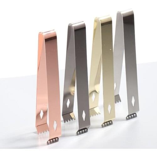 Stainless Steel Thick Ice Clip Ice Clip Food and Food Clip Ice Beer Drink Ice Clip Bar Wine Supplies