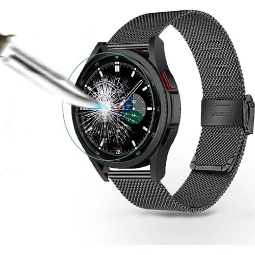 1/2/3/5pcs Tempered Glass HD Film For Samsung Galaxy Watch 4 44/40mm Watch4 Classic 46/42mm Accessorie Screen Protector Cover