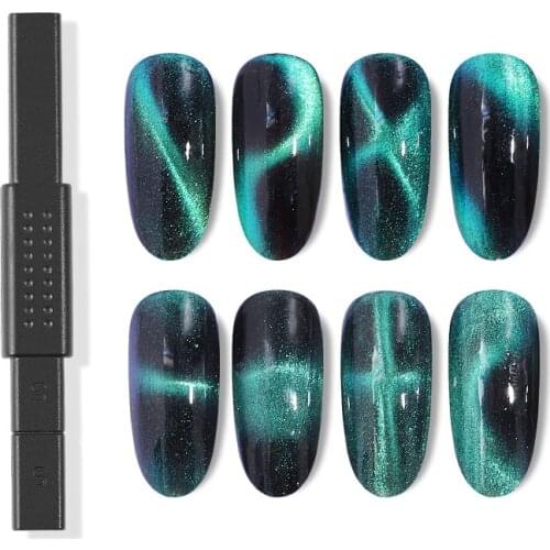 1 pcs Magnetic Stick 5D Cats Eye Effect S Line Design Pattern Nail Art Design DIY Nail Polish UV Gel Tools