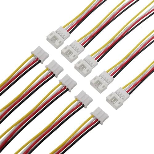 2/5/10Pair JST PH 2.0 4Pin Micro Plug Jack Male Female Terminals Wire Cable Connector JST PH 2.0mm 20CM 26AWG Cable