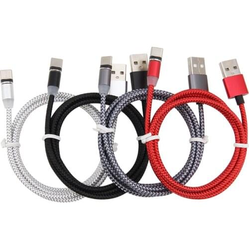 50pcs Magnetic USB Cable Fast Charging Type C Cable Magnet Charger Data Charge Micro USB Cable Mobile Phone Cable USB Cord