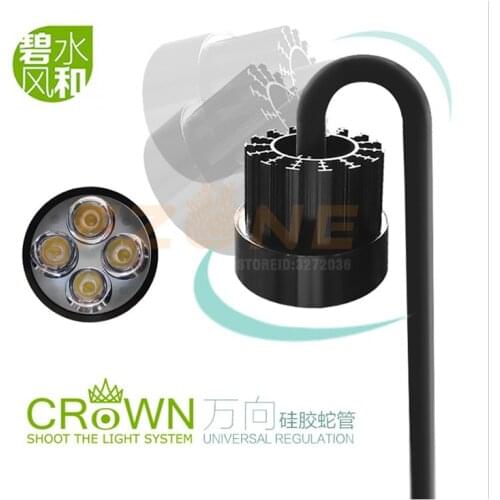 Aquarium LED Light Mini Aquarium Tank Universal High Power Clip-on Light Turtle Fluorescent Lamp With Smart Light Controller