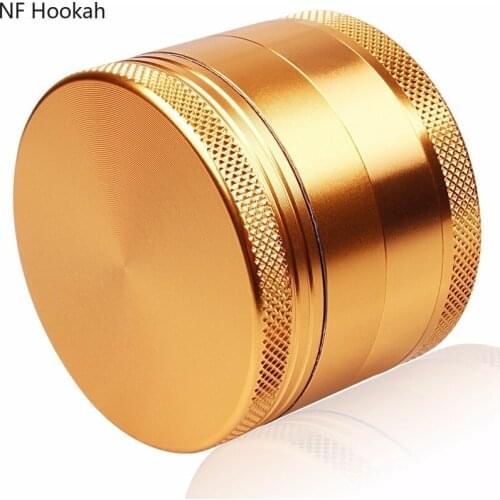 Herb Grinder Aluminum Alloy grinder Weed Tobacco Smoke Portable 50mm for Hookah Shisha Glass Pipe Water Pipe