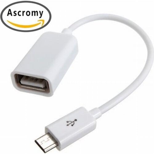 Ascromy MicroUSB USB 2.0 OTG Adapter For Mobile Phones Tablets Pendrive Mouse Keyboard Samsung Galaxy S3 S4 S6 S7 S2 Xiaomi Cabo