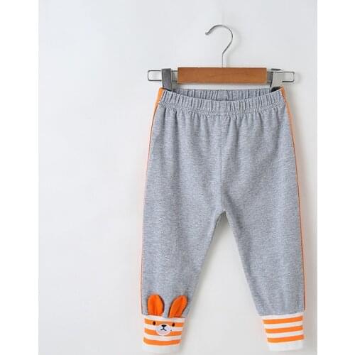 Baby Trousers Newborn Embroidery Pattern Knit Pants baby leggings suitable for 3-24 months baby