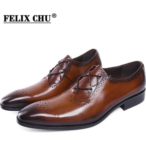 Italian Designer Handmade Genuine Leather Dress Shoes Men Business Office Lace Up Derby Shoes Black Brown Oxfords Men Shoes